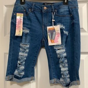 Bermuda shorts/denim/medium/wax jean